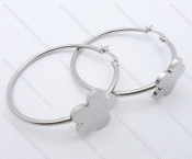 Wholesale Stainless Steel Line Earrings - KJE050593