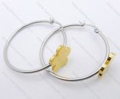 Wholesale Stainless Steel Line Earrings - KJE050594