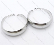 Wholesale Stainless Steel Line Earrings - KJE050605