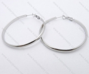 Wholesale Stainless Steel Line Earrings - KJE050631