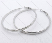 Wholesale Stainless Steel Line Earrings - KJE050637