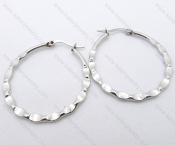 Wholesale Stainless Steel Line Earrings - KJE050642