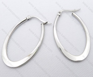 Wholesale Stainless Steel Line Earrings - KJE050652