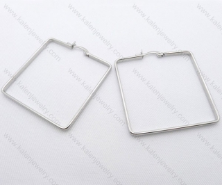 Wholesale Stainless Steel Line Earrings - KJE050654