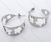 Wholesale Stainless Steel Line Earrings - KJE050671