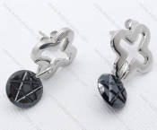 Wholesale Stainless Steel Line Earrings - KJE050675