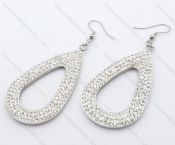 Wholesale Stainless Steel Line Earrings - KJE050694