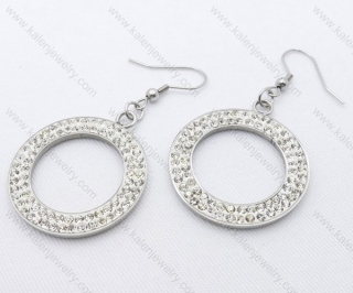 Wholesale Stainless Steel Line Earrings - KJE050696