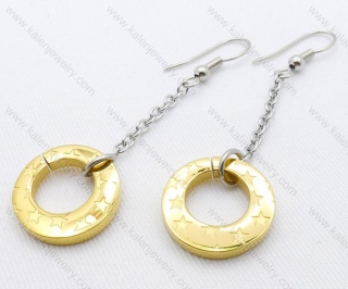 Wholesale Stainless Steel Line Earrings - KJE050699