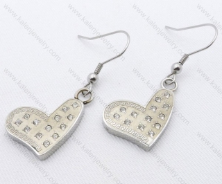 Wholesale Stainless Steel Line Earrings - KJE050700