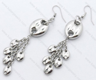 Wholesale Stainless Steel Line Earrings - KJE050710