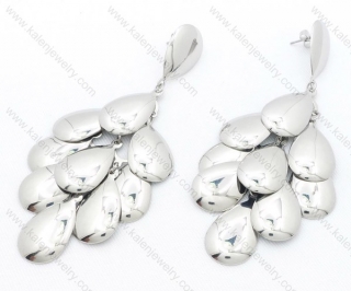 Wholesale Stainless Steel Line Earrings - KJE050714