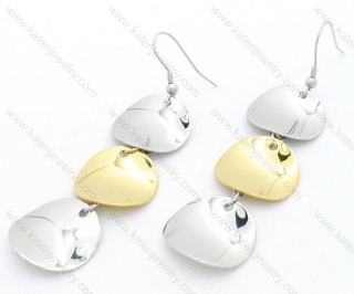 Wholesale Stainless Steel Line Earrings - KJE050716