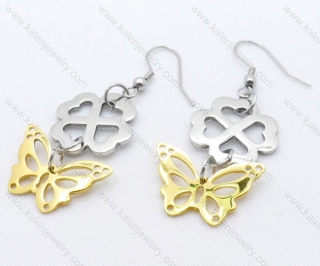 Wholesale Stainless Steel Line Earrings - KJE050721