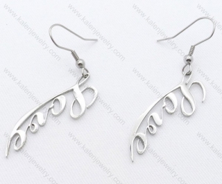 Wholesale Stainless Steel Line Earrings - KJE050726