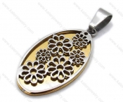 Stainless Steel Gold Jewelry of Round Pendants - KJP050948