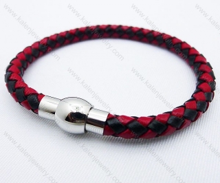 Stainless Steel Leather Bracelets - KJB030018