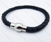 Stainless Steel Leather Bracelets - KJB030040