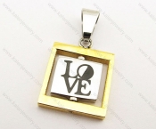 Stainless Steel Couple Pendants for Valentine's gift - KJP050983