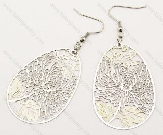 Stainless Steel Cutting Earrings - KJE140005