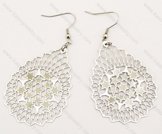 Stainless Steel Cutting Earrings - KJE140008