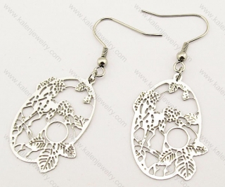 Stainless Steel Cutting Earrings - KJE140011