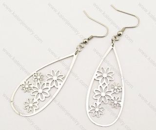 Stainless Steel Cutting Earrings - KJE140012