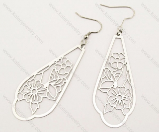 Stainless Steel Cutting Earrings - KJE140013