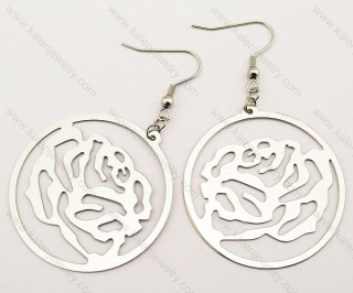 Stainless Steel Cutting Earrings - KJE140020