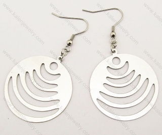 Stainless Steel Cutting Earrings - KJE140022