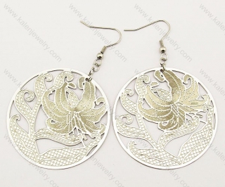 Stainless Steel Cutting Earrings - KJE140026