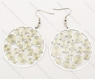 Stainless Steel Cutting Earrings - KJE140027