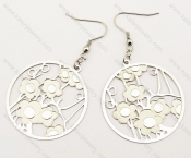 Stainless Steel Cutting Earrings - KJE140029