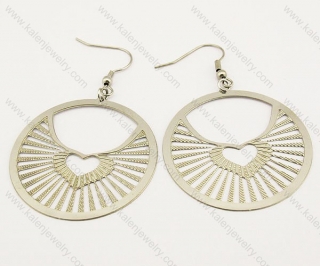 Stainless Steel Cutting Earrings - KJE140031