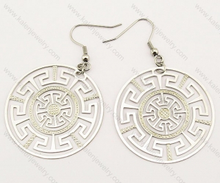 Stainless Steel Cutting Earrings - KJE140032