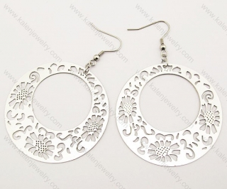 Stainless Steel Cutting Earrings - KJE140035