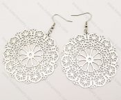 Stainless Steel Cutting Earrings - KJE140037