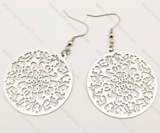 Stainless Steel Cutting Earrings - KJE140038