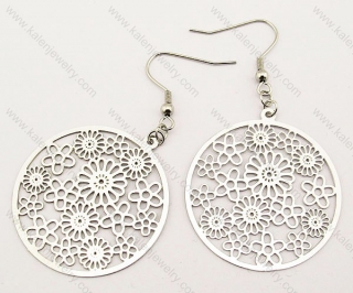 Stainless Steel Cutting Earrings - KJE140040