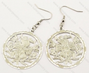 Stainless Steel Cutting Earrings - KJE140041