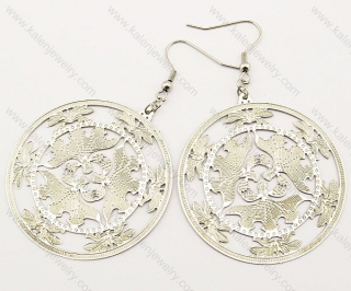 Stainless Steel Cutting Earrings - KJE140042