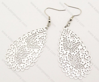 Stainless Steel Cutting Earrings - KJE140057