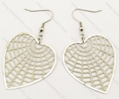 Stainless Steel Heart Earrings - KJE140059