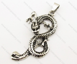 Stainless Steel Dragon Pendant - KJP051003