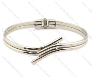 65 × 54 mm Fashion Stainless Steel Bangle For Women - KJB100010