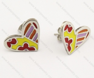 Stainless Steel Cartoon Earrings - KJE160007