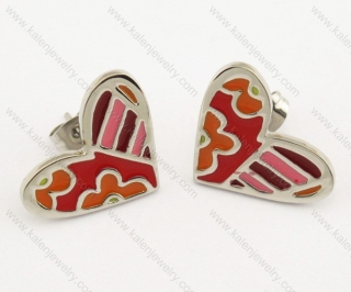 Stainless Steel Cartoon Earrings - KJE160009