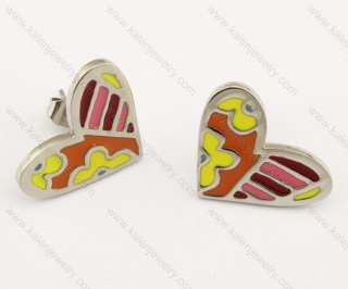 Stainless Steel Cartoon Earrings - KJE160010