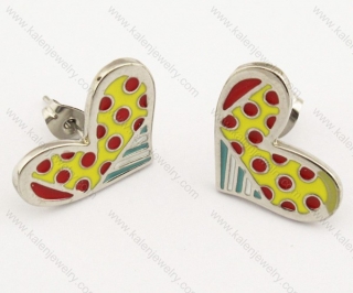 Stainless Steel Cartoon Earrings - KJE160015