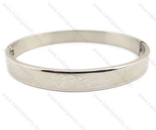 69 × 58 mm Stainless Steel Bangle - KJB100011